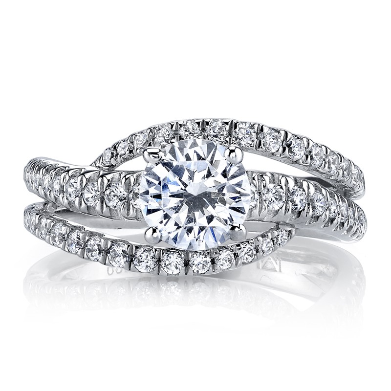 MARS 25532 Diamond Engagement Ring 0.60 Ctw.