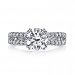MARS 25564 Diamond Engagement Ring 0.87 Ctw.