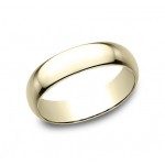 CLASSIC Mens 14k Yellow Gold Wedding Band 160Y