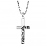 Rogue 26'' Silver Cross Necklace 