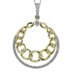 PENDANT IN 18K GOLD WITH DIAMONDS