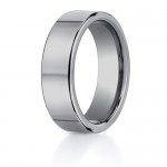 Benchmark 7mm Classic Flat Tungsten Carbide Ring