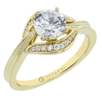 THE HALO CROWN ENGAGEMENT RING ZR2328