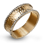 14k Gold White ZR431 Right Hand Ring
