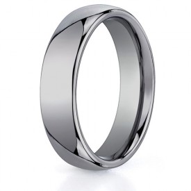 Benchmark 6mm Classic Flat Tungsten Carbide Ring