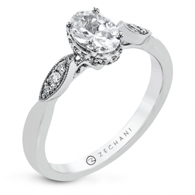 THE UNDER HALO ENGAGEMENT RING ZR2333