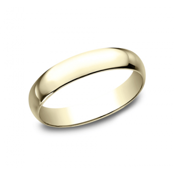 CLASSIC Mens 14k Yellow Gold Wedding Band 140Y