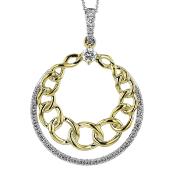 PENDANT IN 18K GOLD WITH DIAMONDS