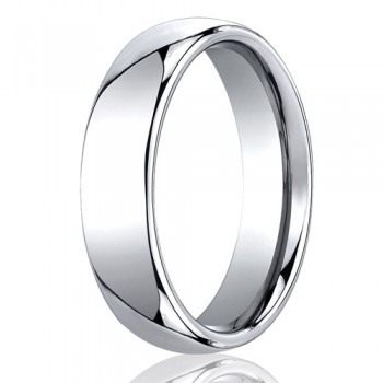 Benchmark 6mm Classic Round Comfort-Fit Cobalt Chrome Ring