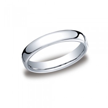 Benchmark 4.5mm Classic Round Comfort-Fit Cobalt Chrome Ring
