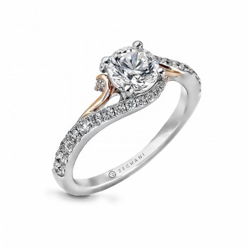 Two-Tone ZR874 Engagement Ring